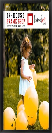 Framed Modern 41x15 Picture Frame Print