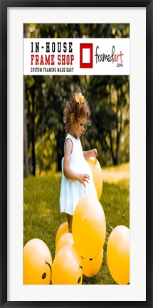 Framed Modern 41x17 Picture Frame Print