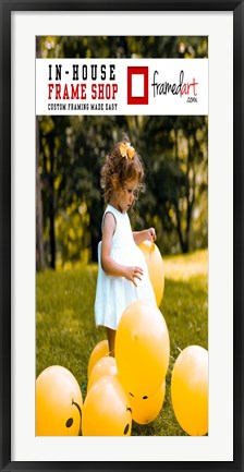 Framed Modern 41x18 Picture Frame Print