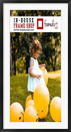 Framed Modern 41x19 Picture Frame Print