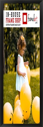 Framed Modern 42x13 Picture Frame Print
