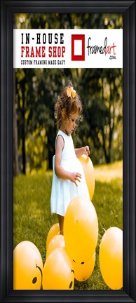 Framed Modern 42x17 Picture Frame Print