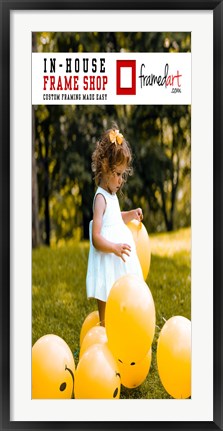 Framed Modern 43x19 Picture Frame Print