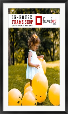 Framed Modern 43x23 Picture Frame Print