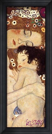 Framed Three Ages of Woman - Mother and Child, c.1905 (detail panel) Print