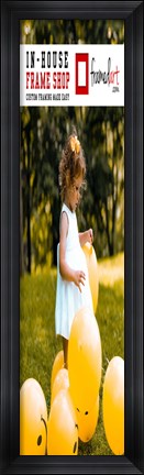 Framed Modern 44x11 Picture Frame Print