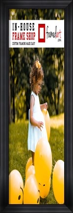 Framed Modern 44x13 Picture Frame Print