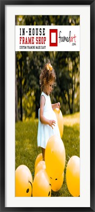 Framed Modern 44x16 Picture Frame Print