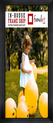 Framed Modern 44x17 Picture Frame Print