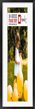 Framed Modern 45x10 Picture Frame Print