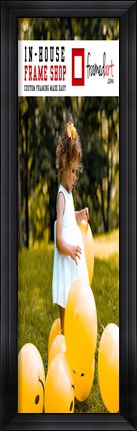 Framed Modern 45x12 Picture Frame Print
