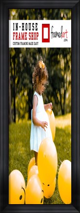 Framed Modern 45x15 Picture Frame Print