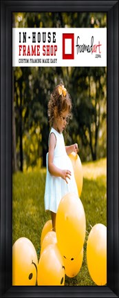 Framed Modern 45x16 Picture Frame Print