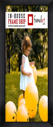 Framed Modern 45x17 Picture Frame Print