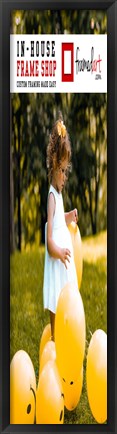 Framed Modern 46x11 Picture Frame Print