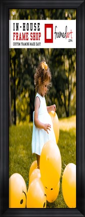 Framed Modern 46x16 Picture Frame Print