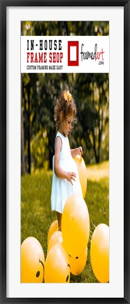 Framed Modern 46x16 Picture Frame Print