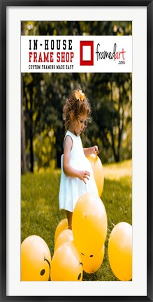 Framed Modern 46x20 Picture Frame Print