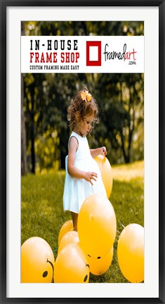Framed Modern 46x22 Picture Frame Print