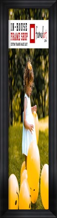 Framed Modern 47x10 Picture Frame Print