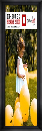 Framed Modern 47x13 Picture Frame Print