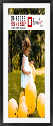 Framed Modern 47x16 Picture Frame Print