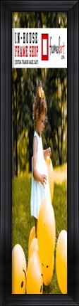 Framed Modern 48x10 Picture Frame Print