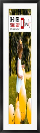 Framed Modern 48x10 Picture Frame Print