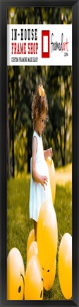 Framed Modern 48x11 Picture Frame Print