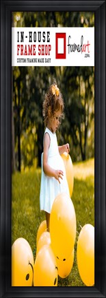 Framed Modern 48x15 Picture Frame Print
