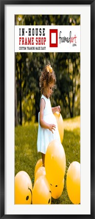 Framed Modern 48x17 Picture Frame Print
