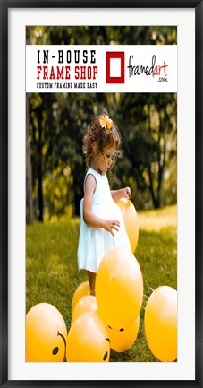 Framed Modern 48x22 Picture Frame Print
