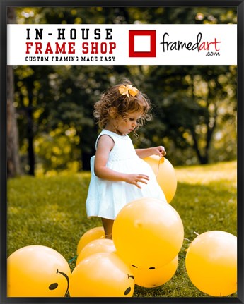 Framed Modern 48x38 Picture Frame Print
