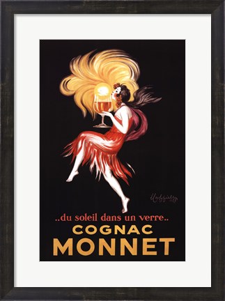 Framed Cognac Monnet Print