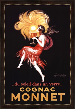 Framed Cognac Monnet Print