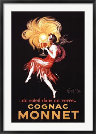 Framed Cognac Monnet Print