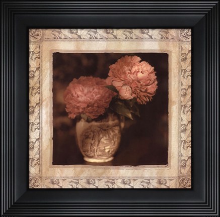 Framed Imperial Peony I Print