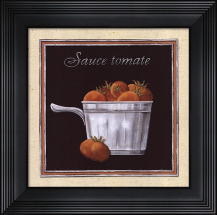 Framed Sauce Tomate Print
