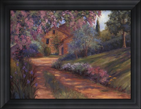 Framed Pepe's Farm I Print