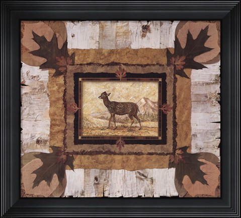 Framed Spotted Doe Print