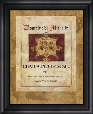 Framed Vin I Print