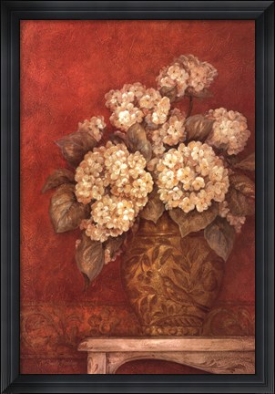Framed Villa Flora Hydrangea Print