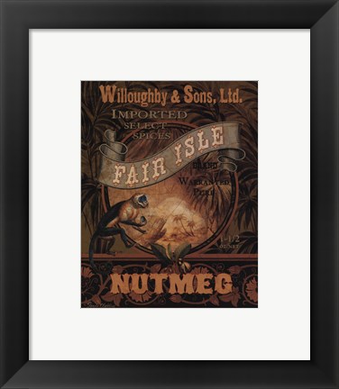Framed Nutmeg Print