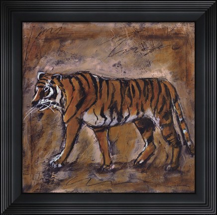 Framed Safari Tiger Print