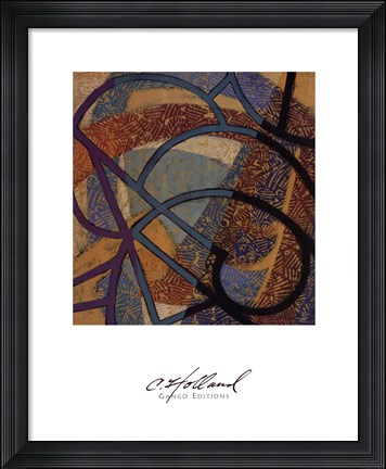 Framed Urban Puzzle I Print
