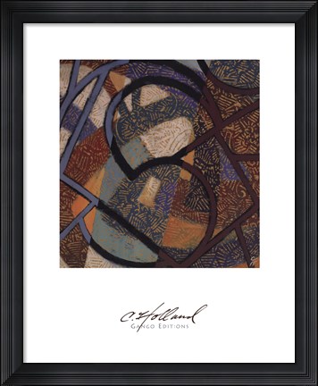 Framed Urban Puzzle II Print