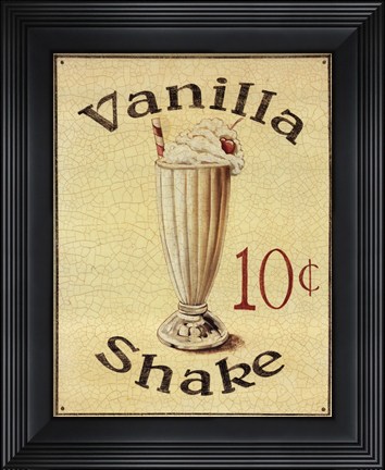 Framed Malt Shop III Print