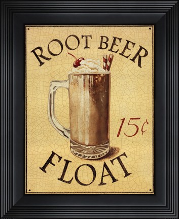 Framed Malt Shop IV Print