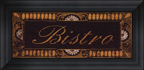 Framed Bistro Print