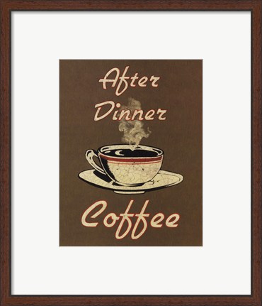 Framed After Dinner Print
